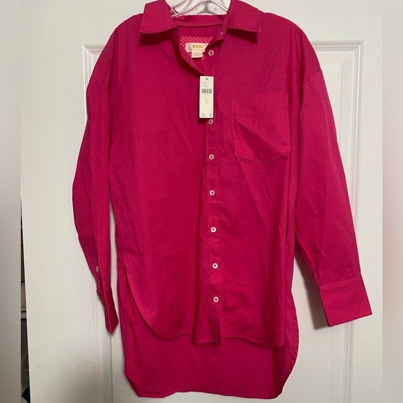 Anthropologie Maeve Bennett Button Down Shirt - Picture 2 of 4